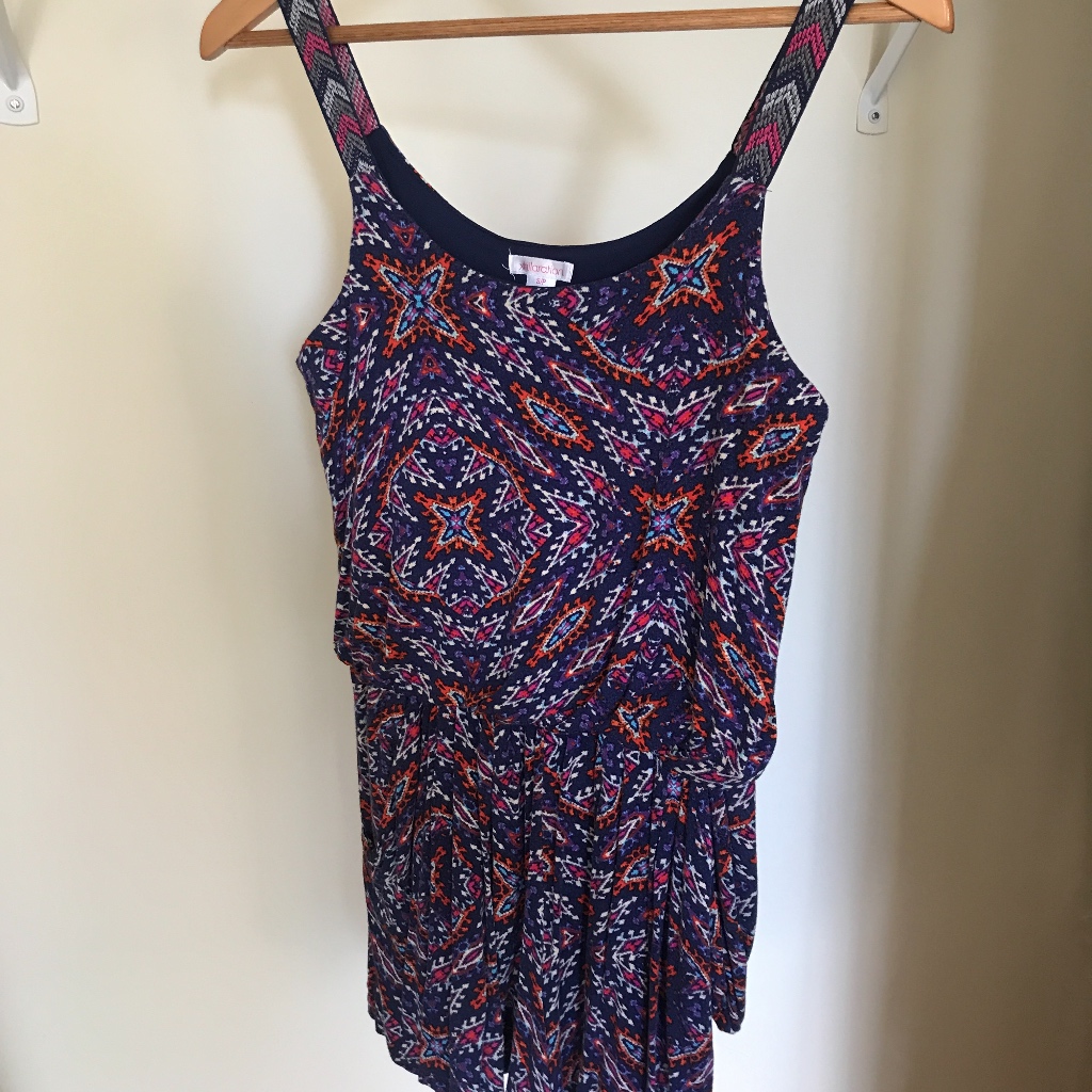 3/$15 Patterned Romper
